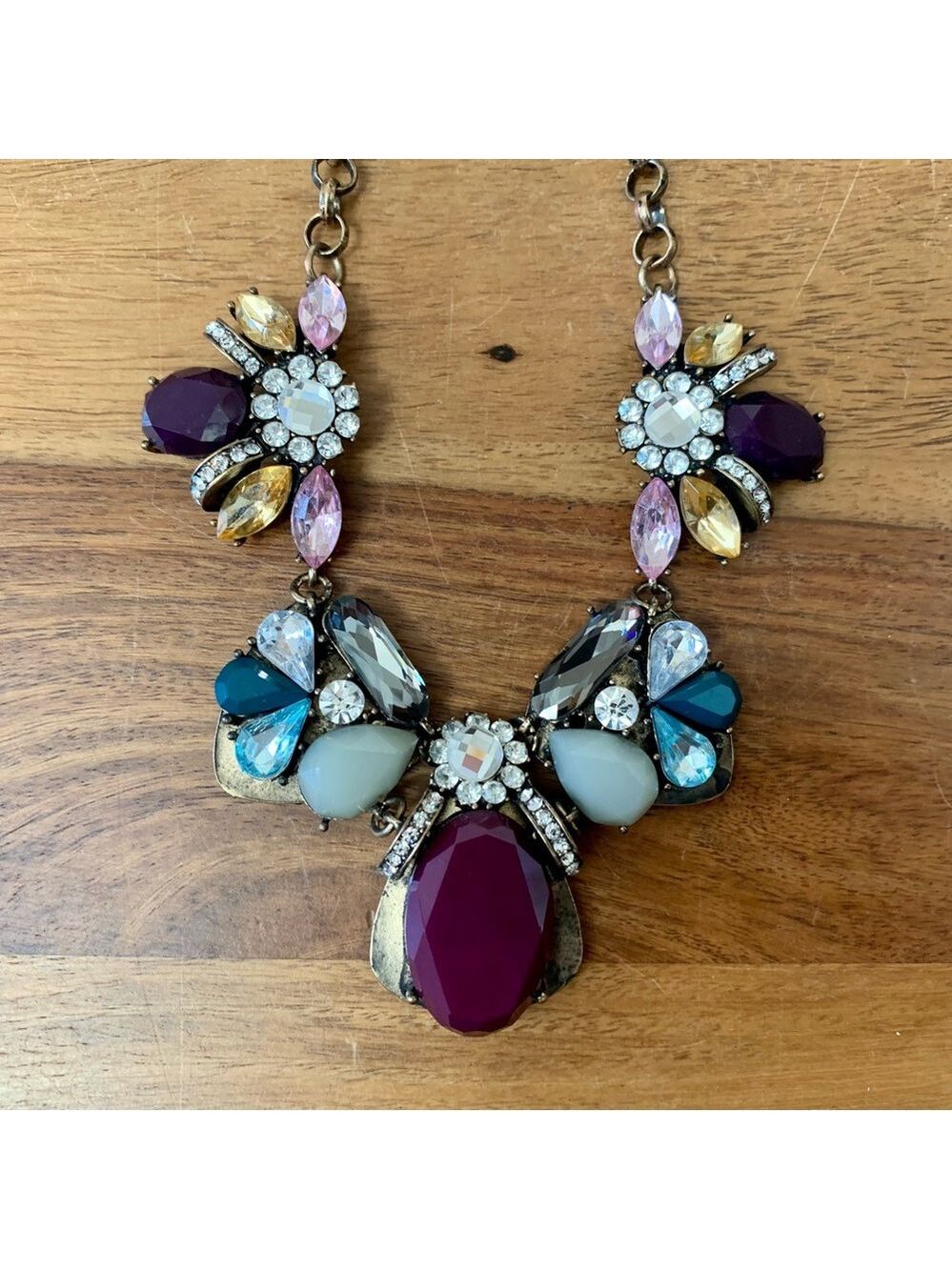 Vintage Multi Stone Necklace